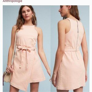 Holding horses (anthropologie) pink wrap dress